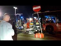 Czołowe zderzenie dwóch autobusów nocnych Bydgoszcz 09 06 2019
